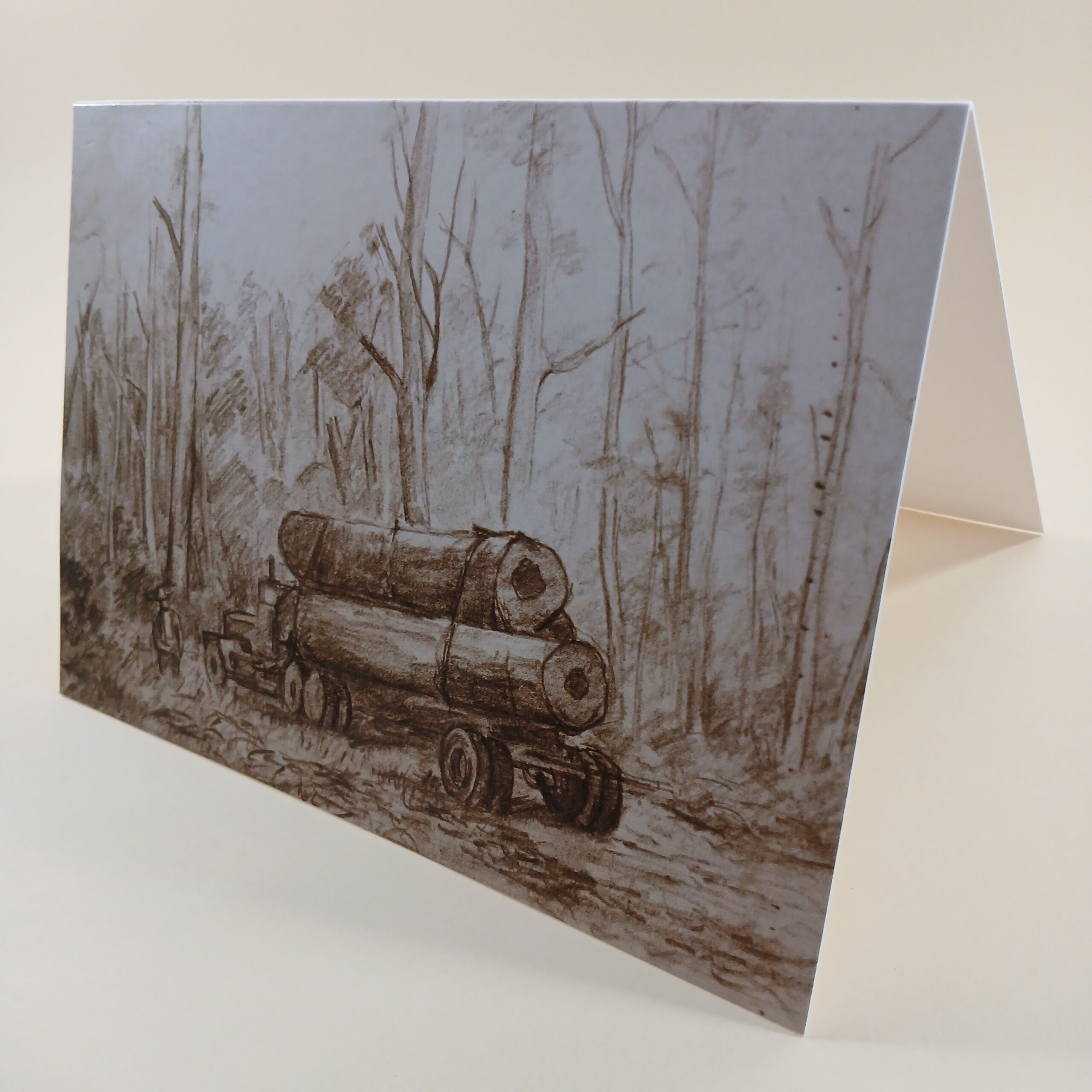 5594 Timber Jinker [$12.00 Pack Of 6 Cards @ $2.00 Each] – COUNTRY CARDS
