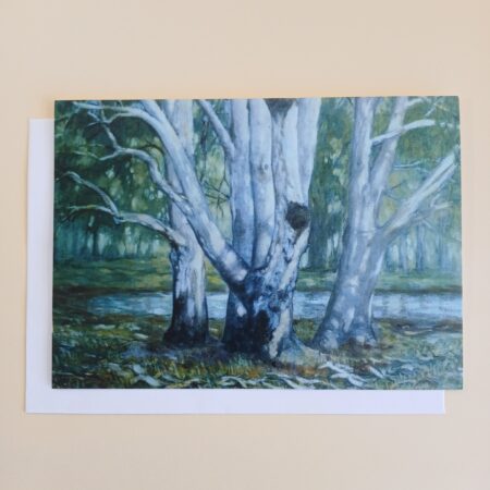 7005  Peaceful River Scene [$12.00 Pack Of 6 Cards @ $2.00 Each]