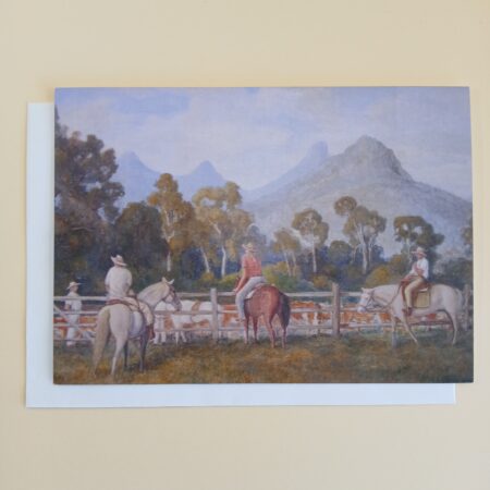 9588  Uki Cattle Yard [$12.00 Pack Of 6 Cards @ $2.00 Each]