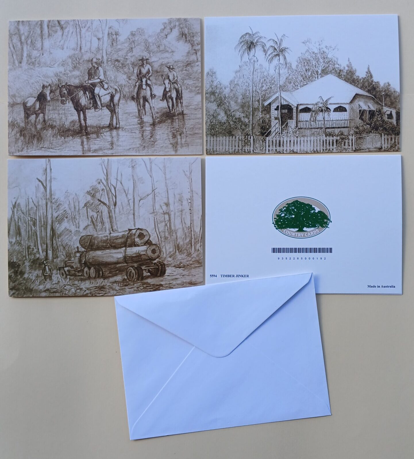 1139 Sepia Pack No 8 ($6.00 Pack Of 3 Cards @ $2.00 Each)