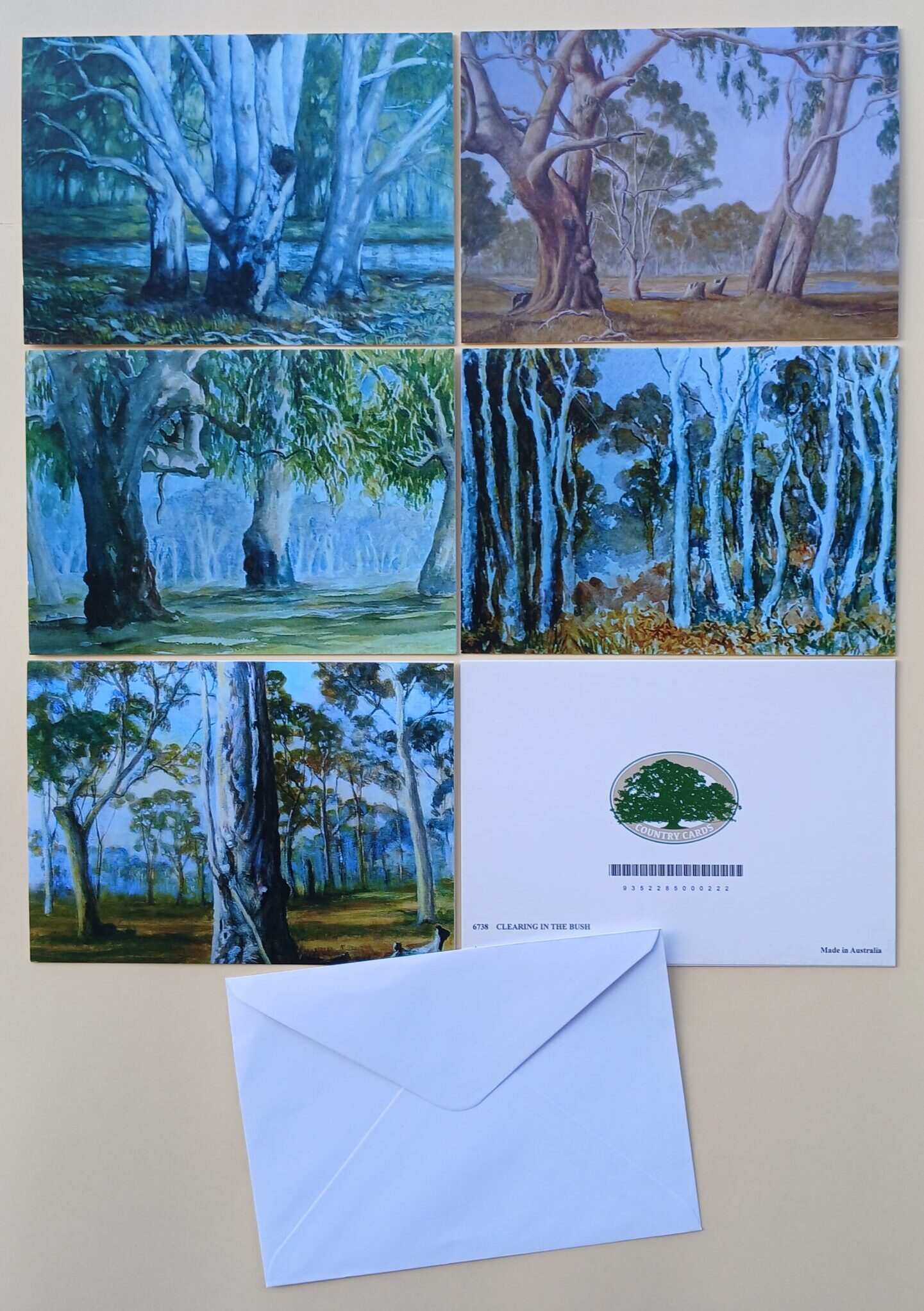 1151 Trees Pack No 12 ($10.00 Pack 5 Cards @ $2.00 Each)