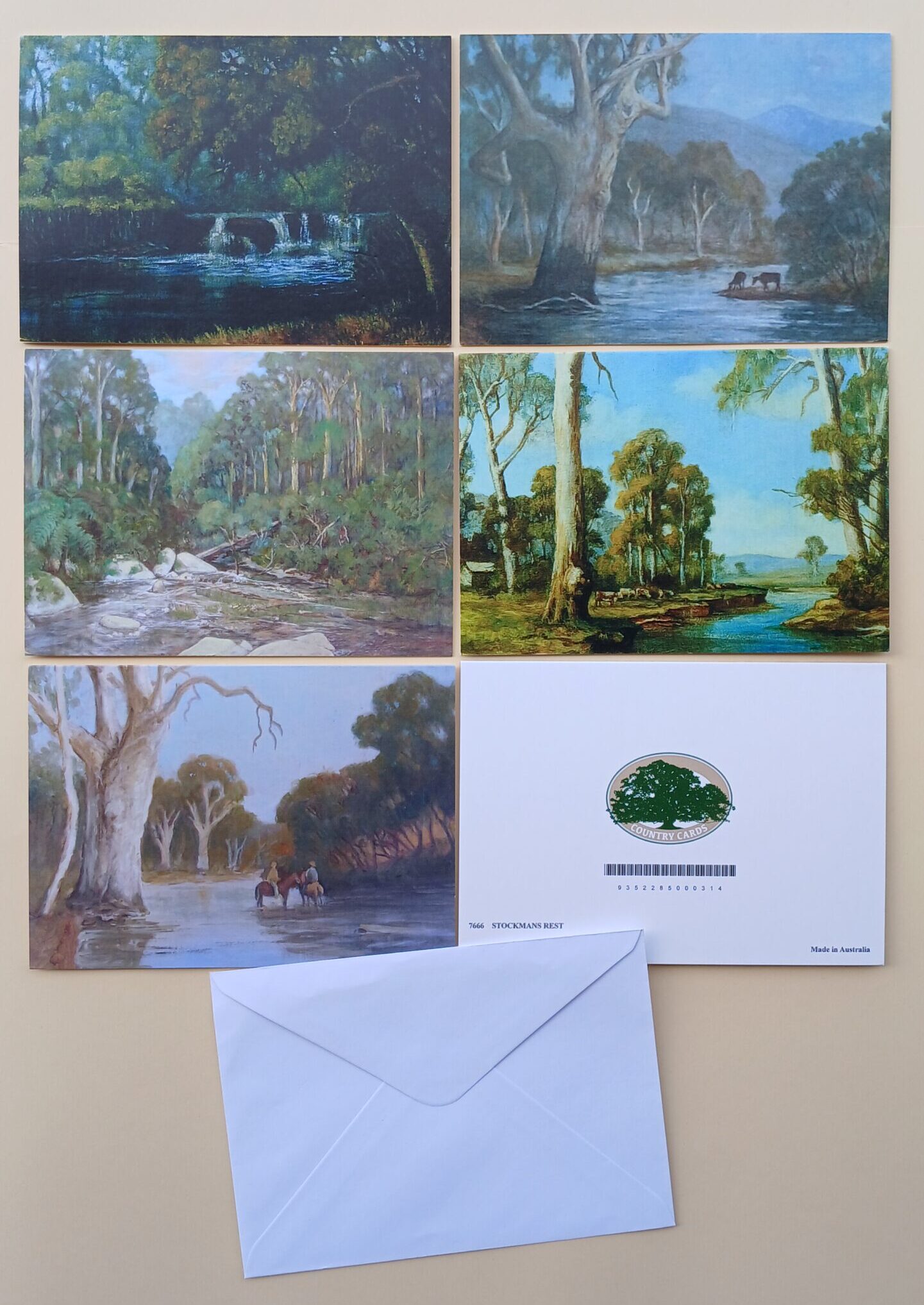 1148 Rivers Pack No 11 ($10.00 Pack 5 Cards @ $2.00 Each)